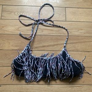 VS PINK Fringe Bikini Top